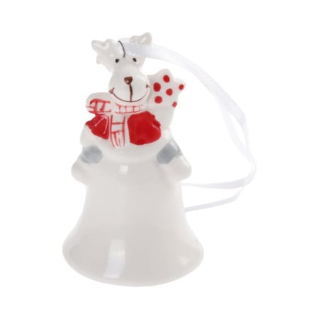 RABBLER NOVOGODIŠNJA FIGURA KERAMIČKA IRVAS NA ZNOVU 7cm